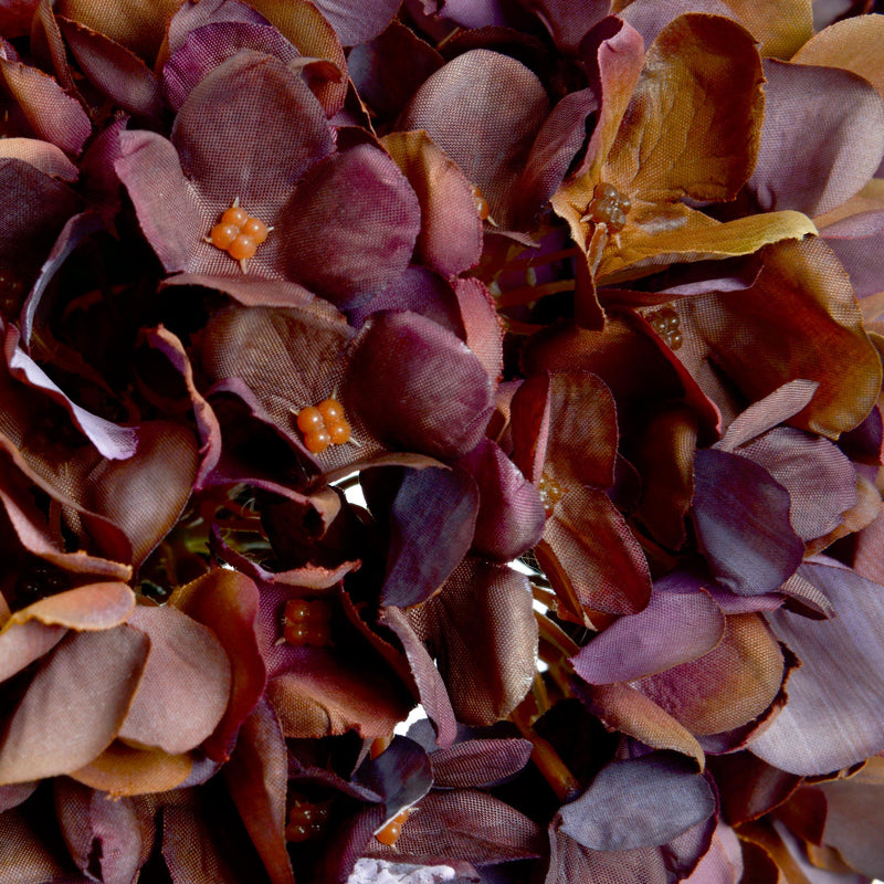 Faux Bronze Coffee Hydrangea