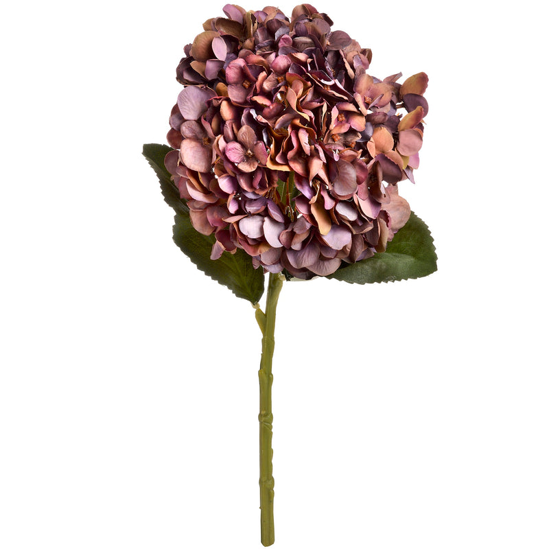 Faux Bronze Coffee Hydrangea