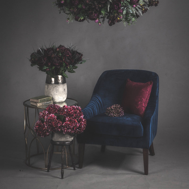 Faux Bronze Coffee Hydrangea