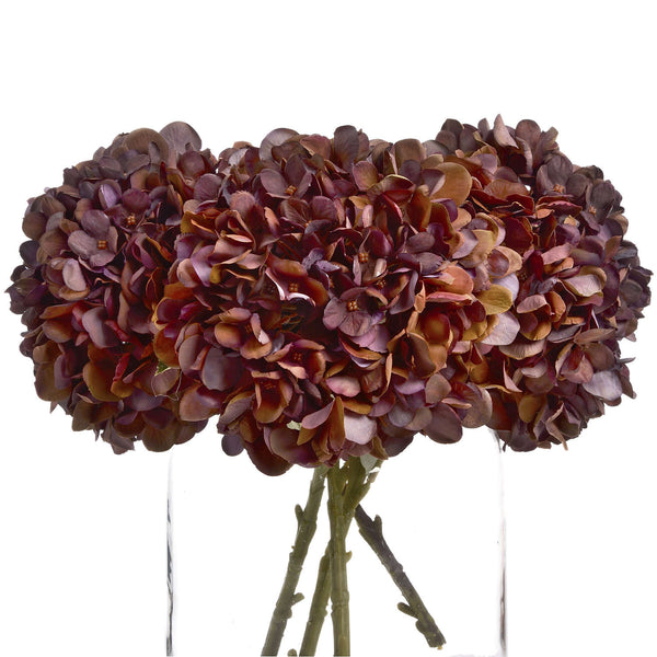 Faux Bronze Coffee Hydrangea