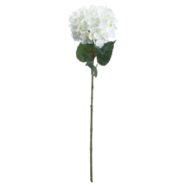 Artificial Single White Hydrangea