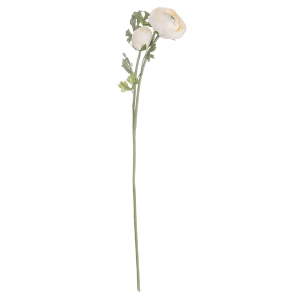 Faux Soft Cream Ranunculus