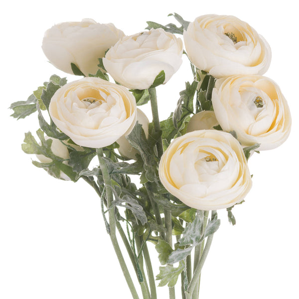 Faux Soft Cream Ranunculus