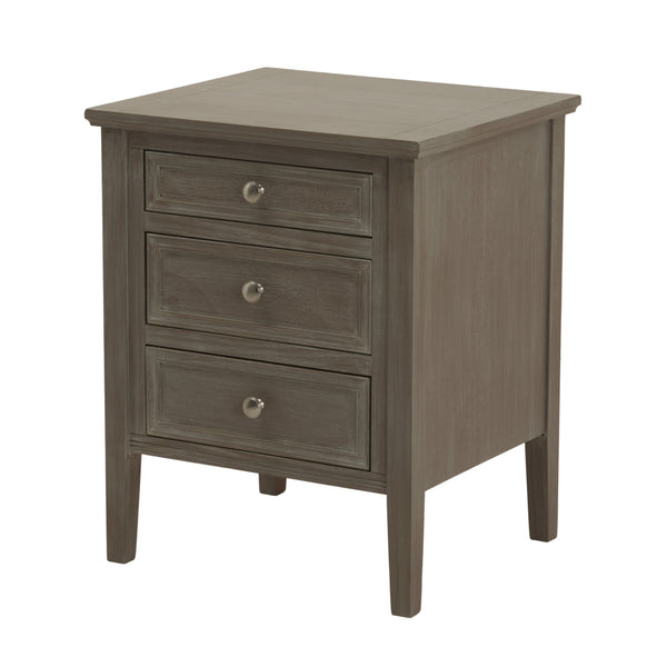 Isabelle Collection Three-Drawer Bedside Table