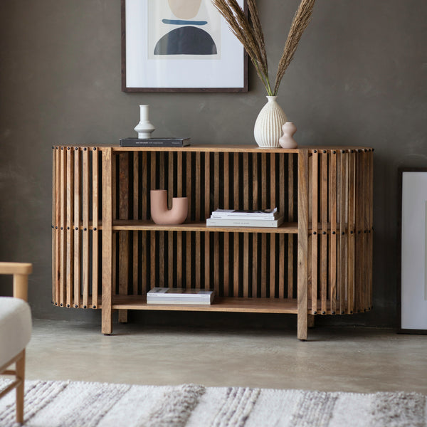 Vindr Wooden Slatted Sideboard