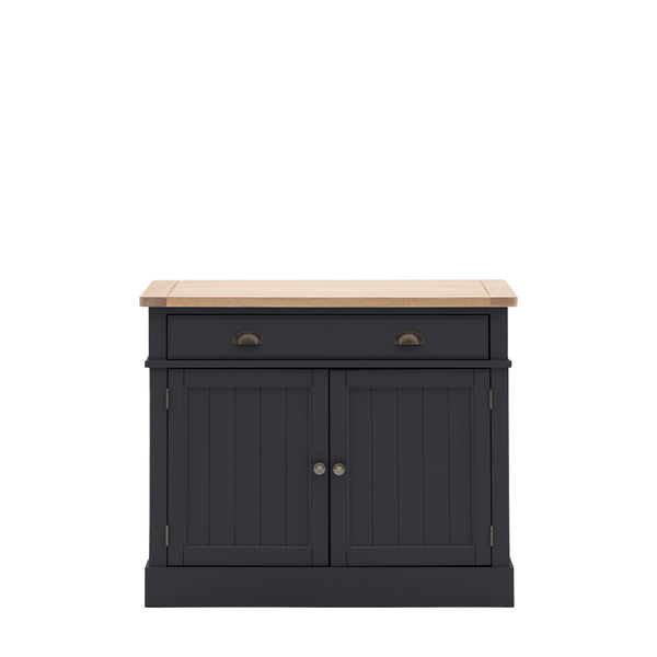 Farmington Blue Black 2 Door 1 Drawer Sideboard