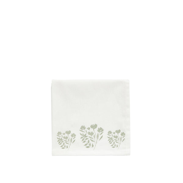 Sage Floral Napkins 4 Pack