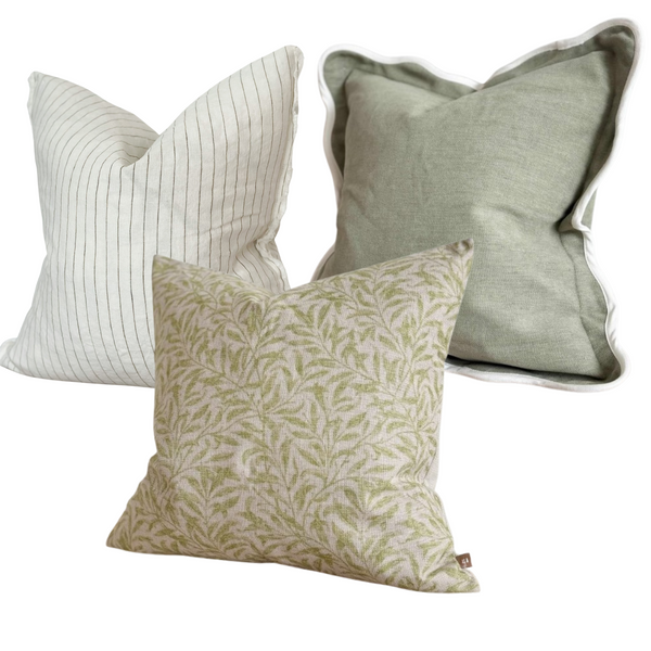 The Verdant Grace Cushion Trio