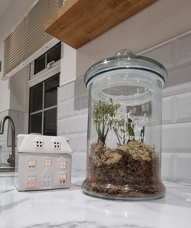 Customisable 5 Litre Apothecary Large Glass Storage Jar