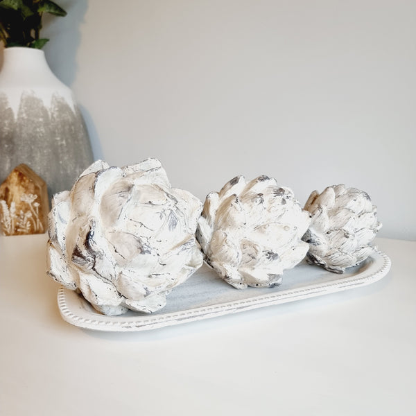 Faux Decorative Artichokes- 3 Sizes