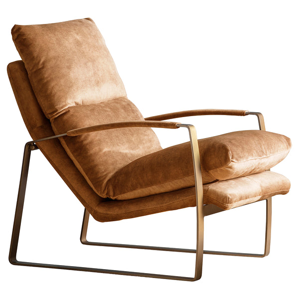 The Kingsley Brown Lounger Chair