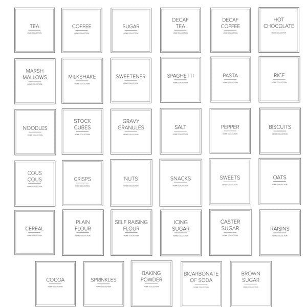 50 Labels Bundle (SECONDS)